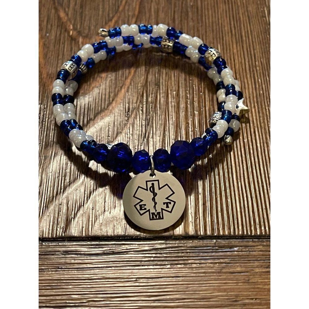 Handmade beaded‎ wrap bracelet/ Seed Bead Bracelet/ Gift for her/ Memory wire